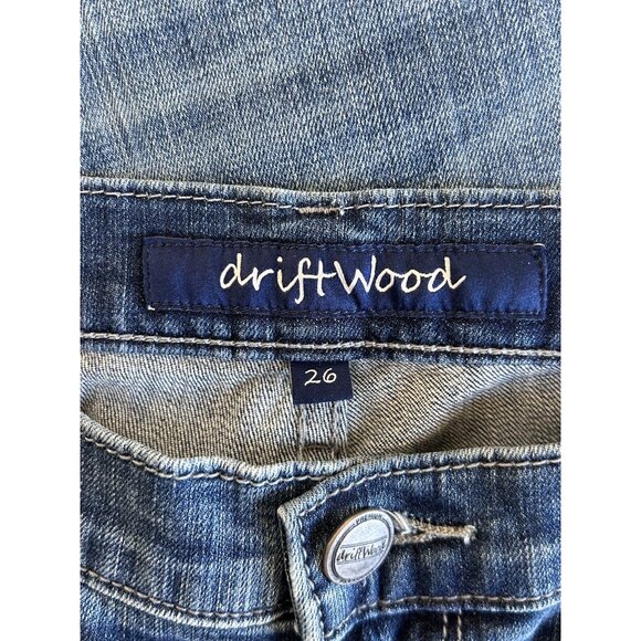 Driftwood Women's Marilyn Embroidered Stretch Skinny Jeans - Size 26 - Picture 4 of 7